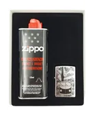 Trafika - Zestaw upominkowy zapalniczka zippo benzyna kamienie prezent upominek - miniaturka - grafika 1