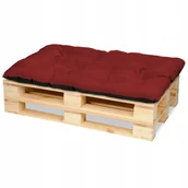 Poduszki ogrodowe - Poduszka Na Paletę, Meble Z Palet 120X80 Bordo - miniaturka - grafika 1