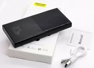 Powerbanki - POWERBANK 10000 mAh Funkacja Szybkiego Ładowania Wskaźnik Naładowania BLACK - miniaturka - grafika 1