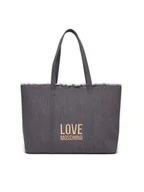 Torebki damskie - LOVE MOSCHINO Torebka JC4321PP0IKQ0765 Szary - miniaturka - grafika 1