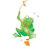 Kartki okolicznościowe i zaproszenia - Karnet Swarovski kwadrat Żaba Clear Creations - miniaturka - grafika 1