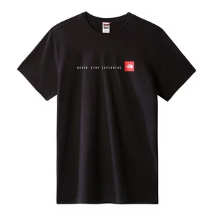 Koszulka The North Face NSE 0A7X1MJK31 - czarna - Koszulki sportowe męskie - miniaturka - grafika 1