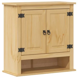 vidaXL Szafka pod umywalkę Corona, 70x33x71,5 cm, lite drewno sosnowe - Szafki łazienkowe - miniaturka - grafika 1