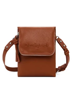 Desigual Torebka na telefon 25SAYP18 Brązowy - Torebki damskie - miniaturka - grafika 1