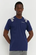 Koszulki męskie - G-Star Raw t-shirt bawełniany męski kolor niebieski gładki - miniaturka - grafika 1