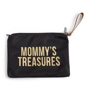 Akcesoria do wózków - Childhome torebka mommy's treasures czarno-złota - miniaturka - grafika 1