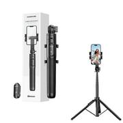 Selfie stick - UGREEN 15062 Selfie stick tripod z pilotem Bluetooth czarny - miniaturka - grafika 1