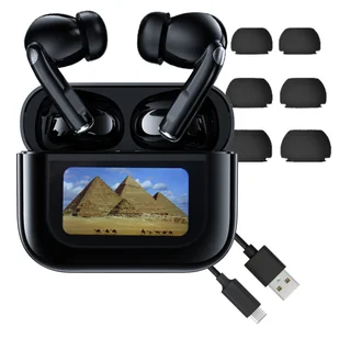 Devill TWS Tune Buds PRO ANC Black - Słuchawki - miniaturka - grafika 1