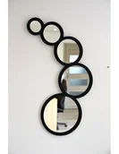 Lustra - Lustro dekoracyjne 5 kółek w ramie MDF JUPITER- kolor ramy do wyboru, Wymiary: 60x122 - miniaturka - grafika 1