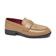 Półbuty damskie - Tommy Hilfiger Skórzane loafersy - miniaturka - grafika 1