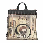 Plecaki - Anekke Shoen Black Plecak miejski 28 cm mehrfarbig - miniaturka - grafika 1