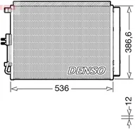 Chłodnice - Chłodnica klimatyzacji DENSO DCN43009 97606A5800 z osuszaczem HYUNDAI KIA - miniaturka - grafika 1