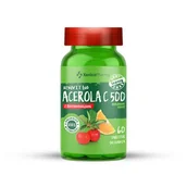 Witaminy i minerały - XeniVIT bio Acerola C500, 60 tab. do ssania - miniaturka - grafika 1