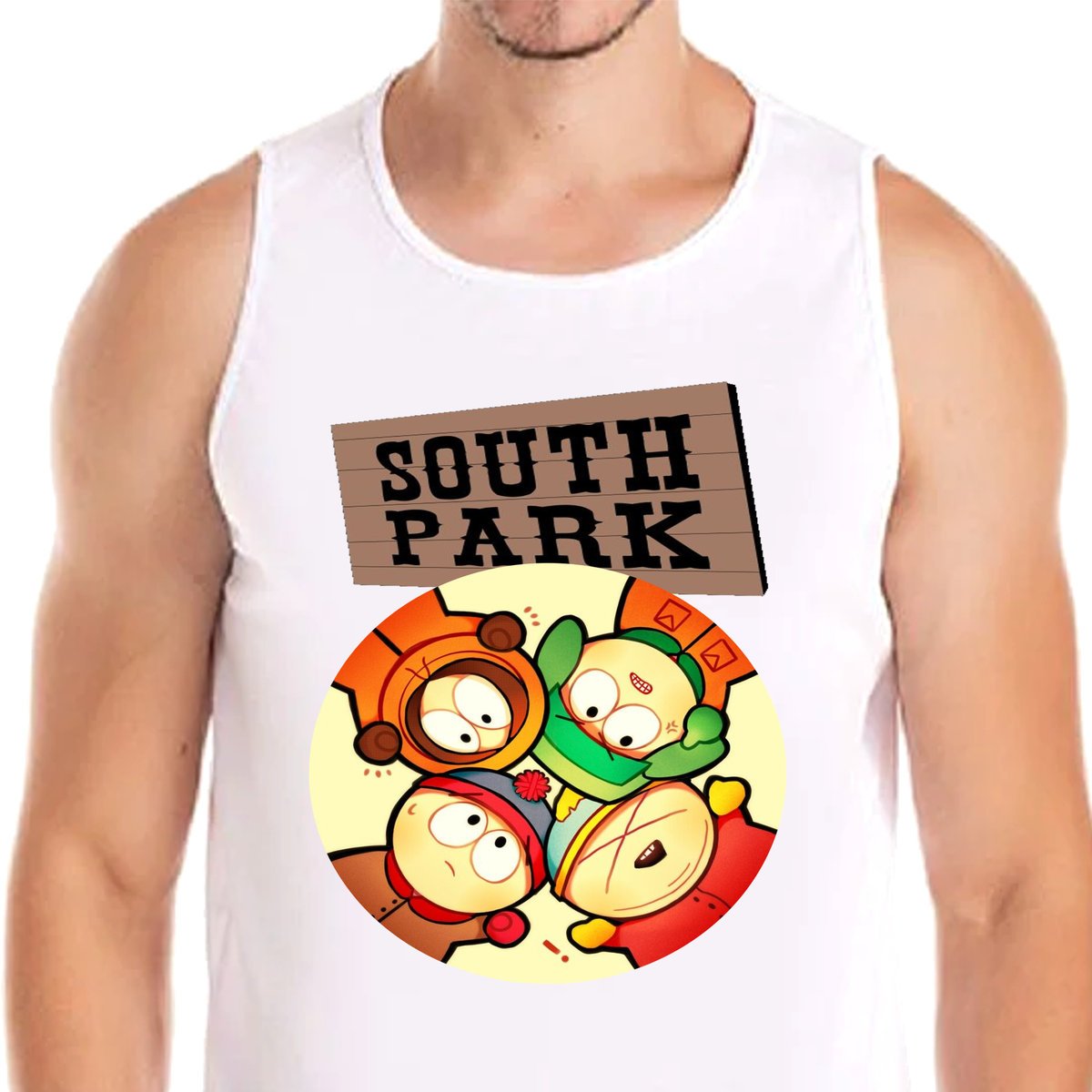 3352 TANK KOSZULKA Miasteczko South Park CARTMAN S
