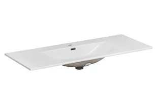 Comad Sky umywalka 121x46 cm wpuszczana prostokątna biały połysk SKY120/DP-8099 - Umywalki - miniaturka - grafika 1