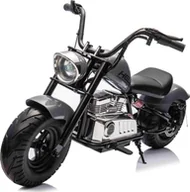 Pojazdy elektryczne dla dzieci - 1PUNKT Pojazd Motorek Chopper Warrior Czarny - miniaturka - grafika 1