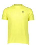Koszulki sportowe męskie - Under Armour Koszulka sportowa "Tech" w kolorze żółtym - miniaturka - grafika 1