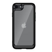 Etui i futerały do telefonów - Outer Space Case etui do iPhone SE 2022 / SE 2020 / iPhone 8 / iPhone 7 sztywny pokrowiec z żelową ramką czarny - miniaturka - grafika 1