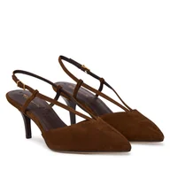 Sandały damskie - Sandały Tamaris 1-29620-46 Brązowy - miniaturka - grafika 1