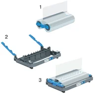 Laminatory - Kaseta z folią błyszczącą do laminatora GBC Foton 30, 100 mikronów, długość 42,4m - miniaturka - grafika 1