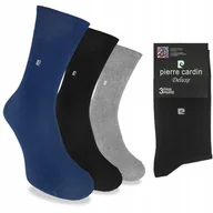 Skarpetki męskie - PIERRE CARDIN skarpety męskie GARNITUROWE długie 3-PAK - 39-42 - miniaturka - grafika 1