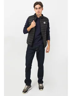 Jott Kamizelka TOM P000MDOW04 Czarny Slim Fit - Kamizelki męskie - miniaturka - grafika 1