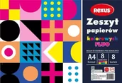 Szkolne artykuły papiernicze - Zeszyt papierów kolor. fluo A4/8K (10szt) - Beniamin - miniaturka - grafika 1