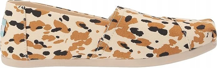 TOMS TRAMPKI DAMSKIE WIELOKOLOROWE Z MOTYWEM PANTERKI 35,5 6CA