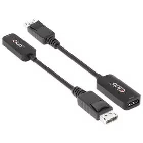 Redukcja Club3D DisplayPort 1.4/HDMI 4K, aktivní (CAC-1088) Czarna - Adaptery i przejściówki - miniaturka - grafika 1