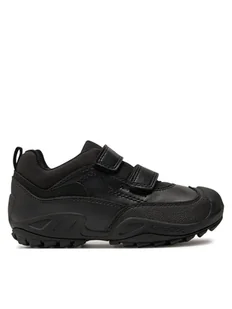 Geox Sneakersy J N. Savage B. B J841WB 05411 C9999 S Czarny - Buty dla chłopców - miniaturka - grafika 1