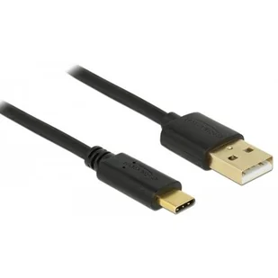 Delock Kabel Usb Usb-c - Usb-a 2.0 2m czarny - Kable komputerowe i do monitorów - miniaturka - grafika 1