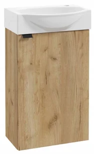 Szafka łazienkowa z umywalką 60x40 cm wisząca dąb craft Parma - Szafki łazienkowe - miniaturka - grafika 1