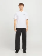 Koszulki męskie - Jack & Jones Koszulka w kolorze białym - miniaturka - grafika 1