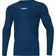 Koszulki sportowe męskie - Jako Comfort 2.0 Longsleeve, granatowy, XS - miniaturka - grafika 1