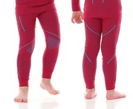 Spodnie narciarskie - Brubeck Spodnie thermo jr le12110 czerwony SPODNIE KIDS GIRL 104/110 RUBIN - miniaturka - grafika 1