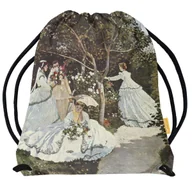 Torby szkolne - Worek Kobiety w ogrodzie Claude Monet-Standard - miniaturka - grafika 1