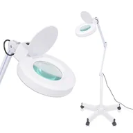 Lampy kosmetyczne - vidaXL vidaXL Lampa kosmetyczna z lupą - miniaturka - grafika 1