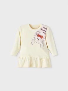 NAME IT Bluzka 13210044 Écru Regular Fit - Bluzy dla chłopców - miniaturka - grafika 1