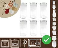 Pojemniki kuchenne - Słoiki WECK 6szt/ szklane wieko słoik 1040ml 1l CYLINDER / Wamar-Sosenka - miniaturka - grafika 1