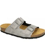 Klapki i japonki męskie - KLAPKI DR.BRINKMANN - 600056-91 SZARY - Dr. Brinkmann - miniaturka - grafika 1