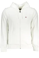 Bluzy męskie - BIAŁA BLUZA MĘSKA NAPAPIJRI Z ZAMKIEM - Napapijri - miniaturka - grafika 1