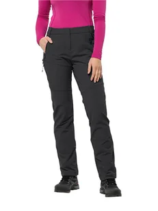 Jack Wolfskin Spodnie funkcyjne "Glastal Winter" w kolorze czarnym - Spodnie sportowe damskie - miniaturka - grafika 1