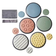 Zabawki sensoryczne - Dyski sensoryczne dla dzieci GONGE Nordic, 10 elementów - miniaturka - grafika 1