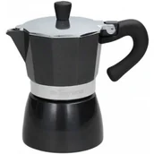 Zaparzacze i kawiarki - TOGNANA Kawiarka TOGNANA Gloss & Glam Quarzo 3 TZ Czarny - miniaturka - grafika 1