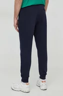 Spodnie męskie - Tommy Hilfiger spodnie dresowe kolor granatowy gładkie - miniaturka - grafika 1