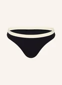 Stroje kąpielowe - Seafolly Podstawowe Figi Bikini Bandwave schwarz - SEAFOLLY - miniaturka - grafika 1