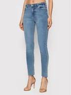 Spodnie damskie - Morgan Jeansy 221-PHARO Niebieski Skinny Fit - miniaturka - grafika 1
