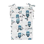 Organizery na łóżeczko - Organizer na łóżeczko z kieszeniami Panda Pilot - miniaturka - grafika 1