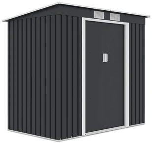 Szopa narzędziowa OREGON 201x121cm Cold Grey, metalowa, z przesuwanymi drzwiami, idealna do przechowywania narzędzi ogrodowych i sprzętu Hardmaister - Altany ogrodowe - miniaturka - grafika 1
