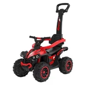 Jeździki dla dzieci - Jeździk Mega dziecięcy z rączką czerwony - miniaturka - grafika 1